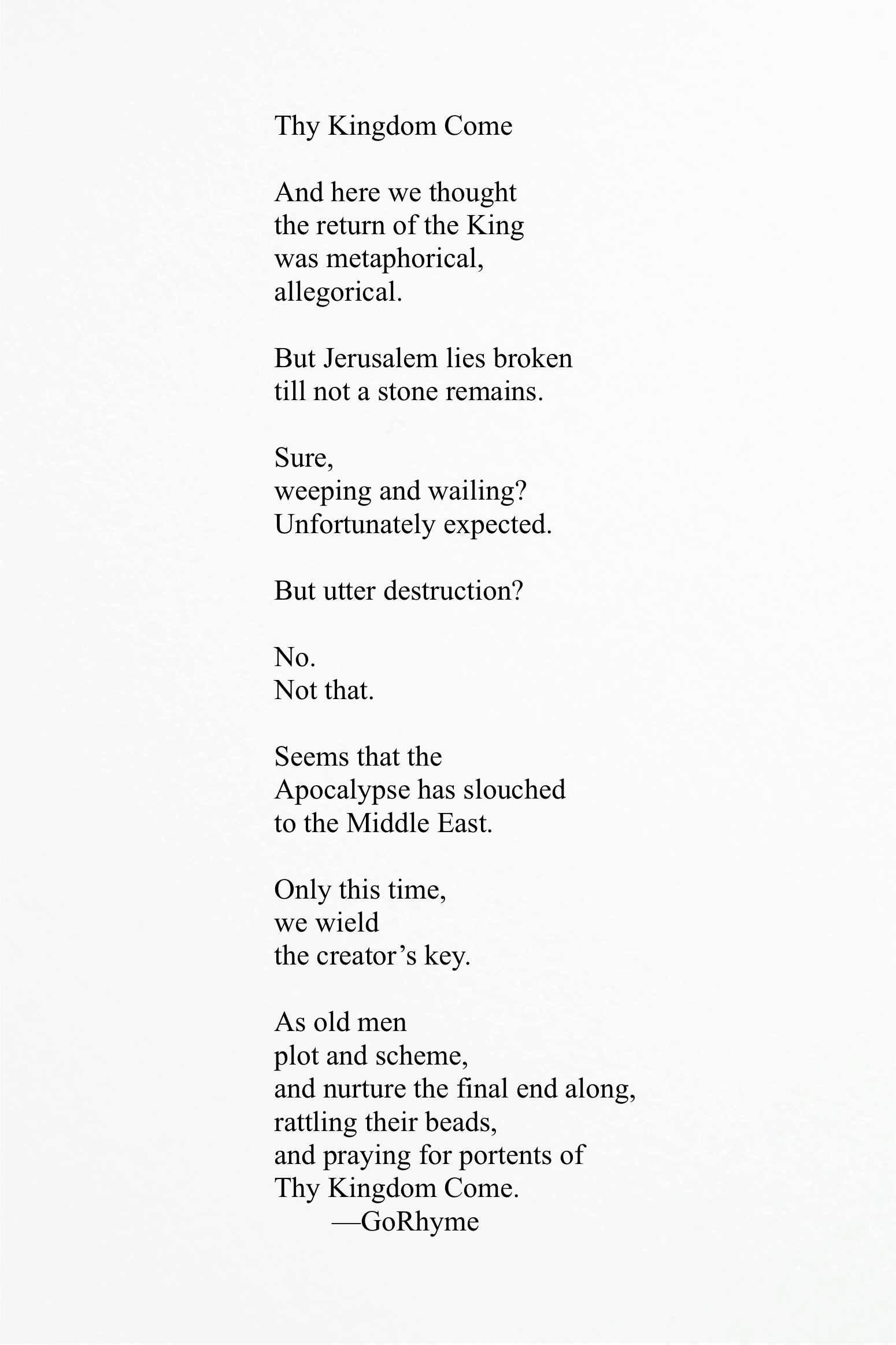 Poetry by Kelly Gray